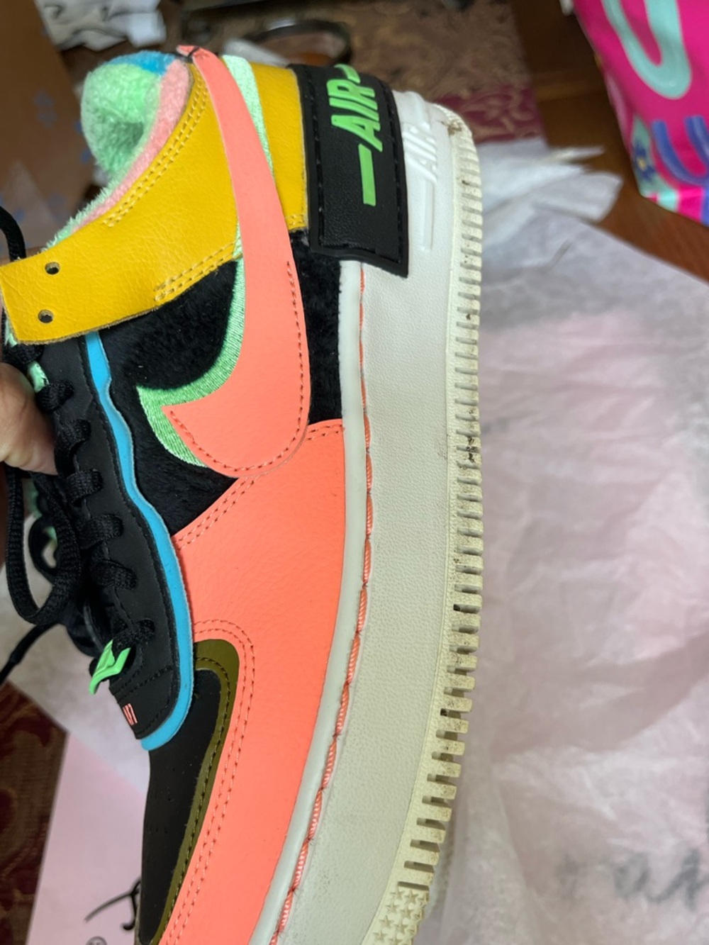 Nike Air Force 1 Shadow 8 Used need a little cleaning. - Picture 5 of 9